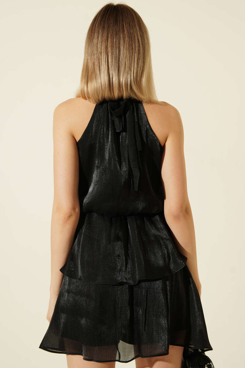 Mini-Kleid mit Taillenband