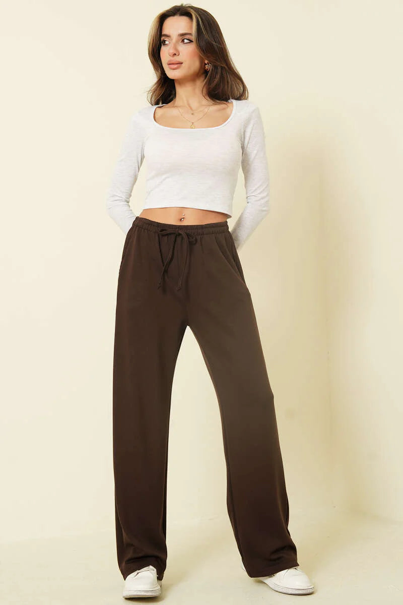 Loysha Wide-Leg-Hose mit Taschen