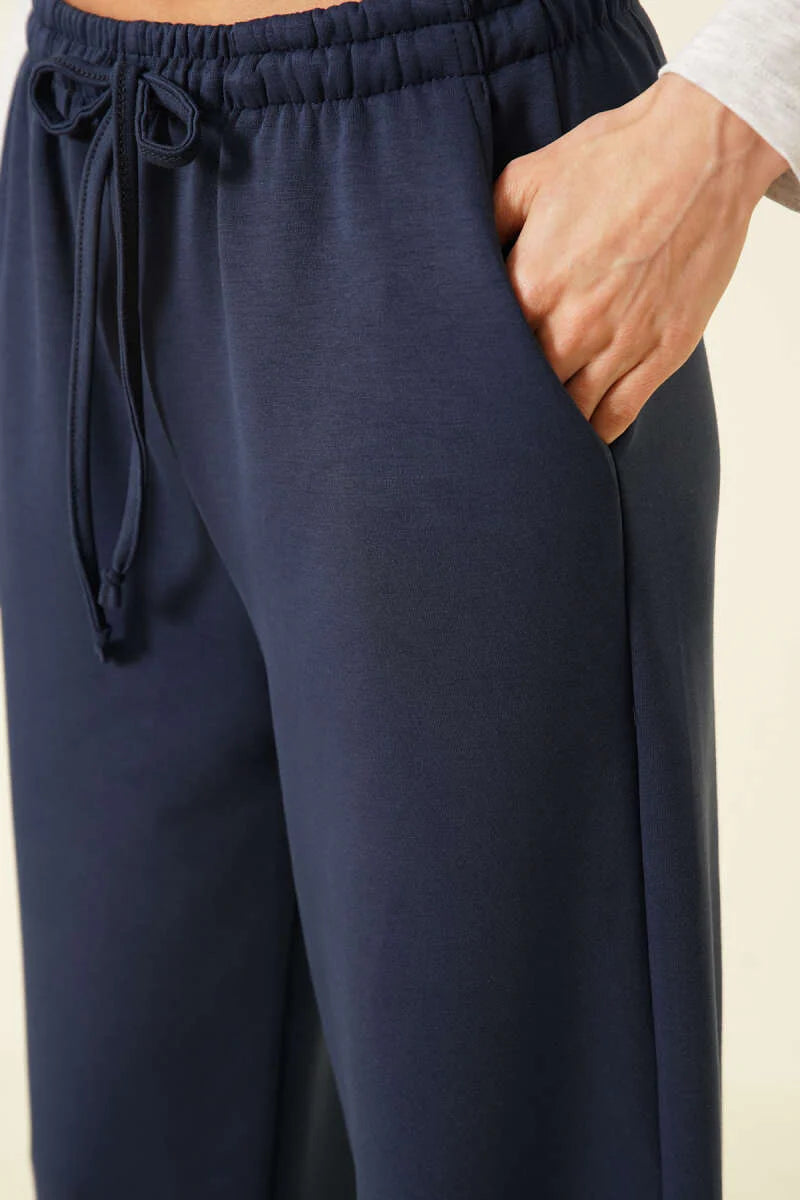 Loysha Wide-Leg-Hose mit Taschen