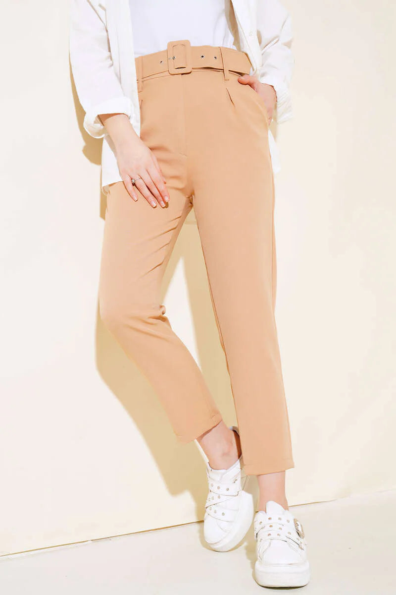 Stoffhose mit Gürtelschlaufen