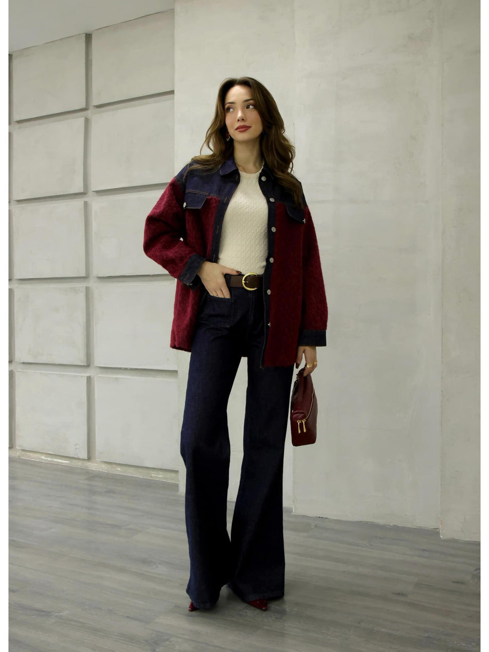 Jeans Garni Plush Jacket