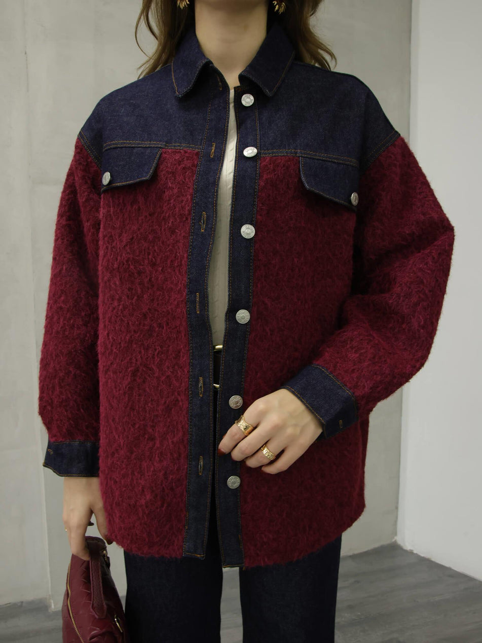 Jeans Garni Plush Jacket