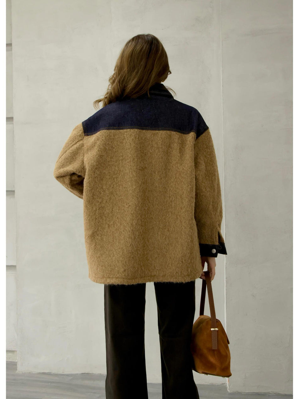 Jeans Garni Plush Jacket