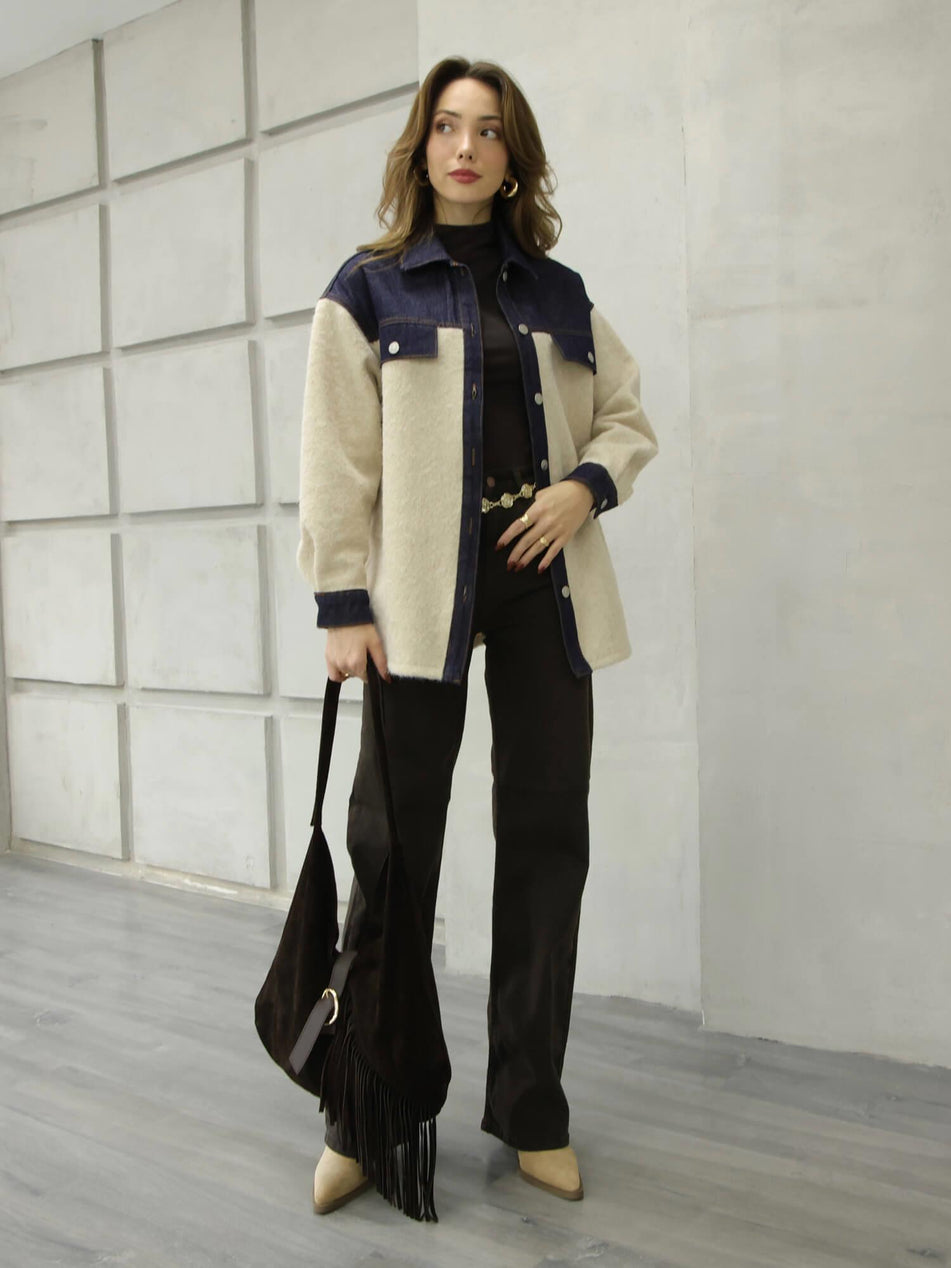 Jeans Garni Plush Jacket