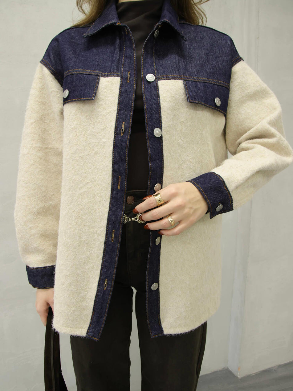 Jeans Garni Plush Jacket