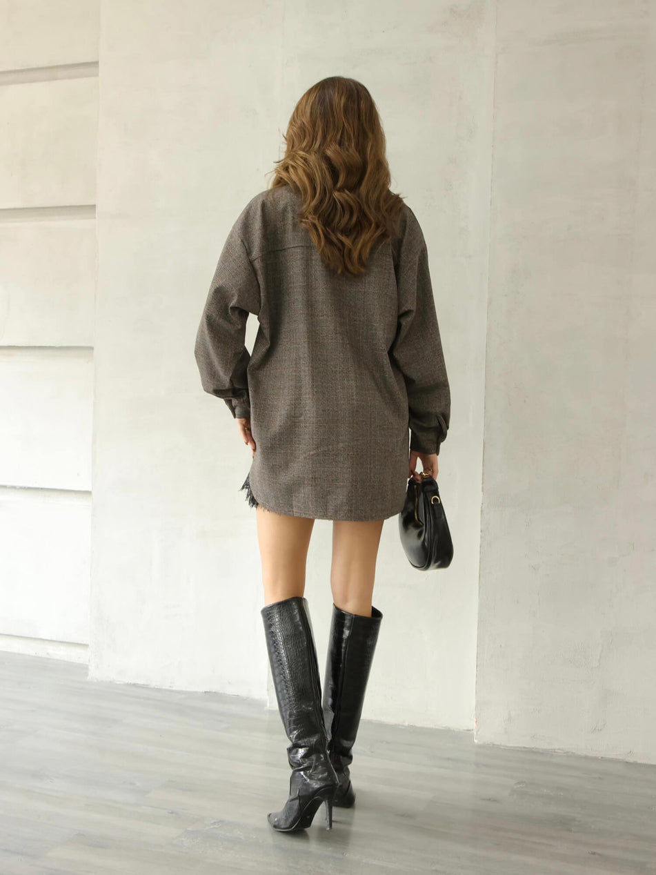 Front Pocket Loose Shirt